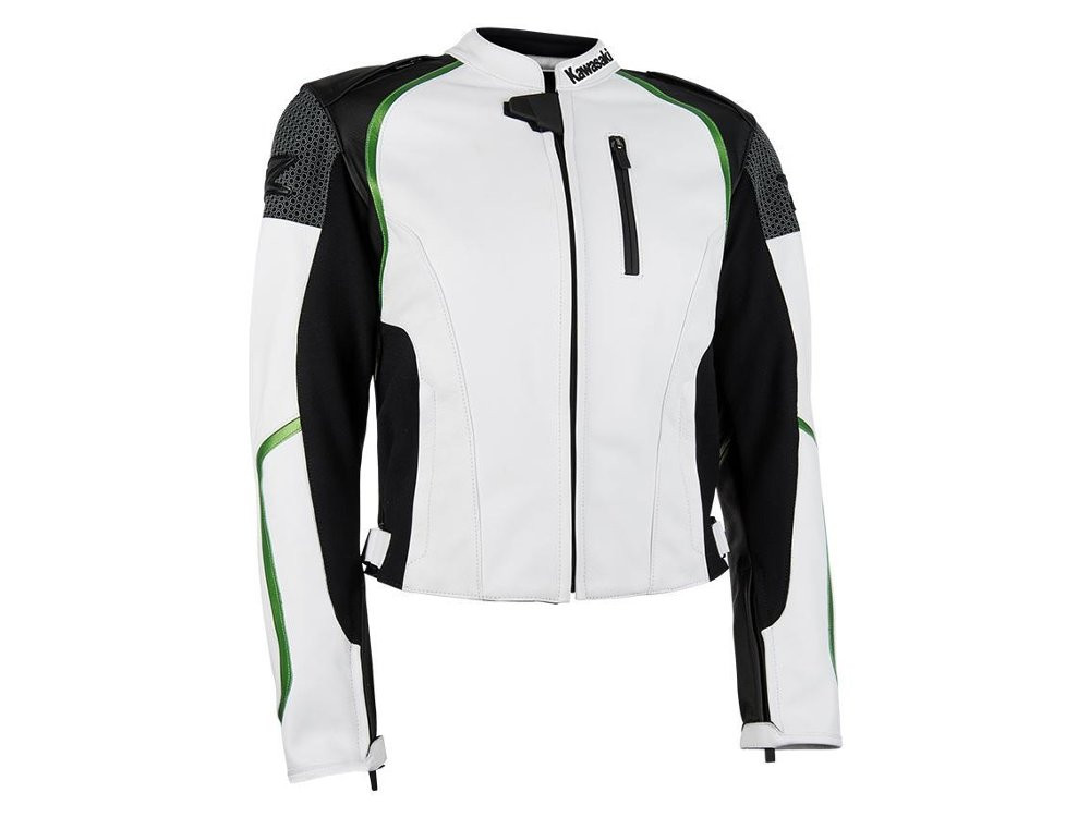 Motorradjacke damen weiß clearance