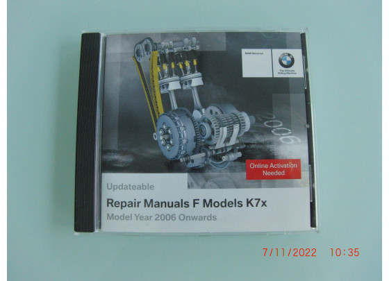Restposten: BMW Reparatur- und Wartungsanleitung (DVD) F800S / F800ST / F800GS / F800R / F650GS (2008-)