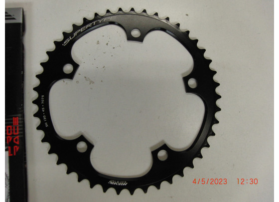 B-Ware: Miche Kettenblatt Supertype BCD 135CA innen 45Z 9/10-fach Campagnolo (Schwarz)