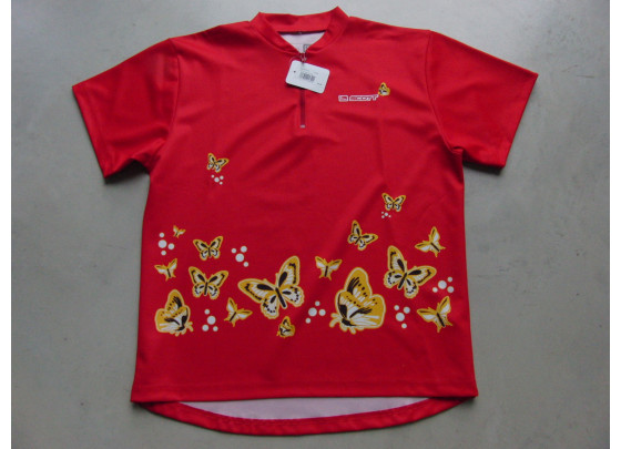 Restposten: Scott Girl's Shirt, kurz, Größe XL, rot