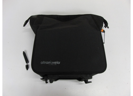 B-Ware: AtranVelo Travel System Fahrradtasche, schwarz, inklusive AVS Adapter