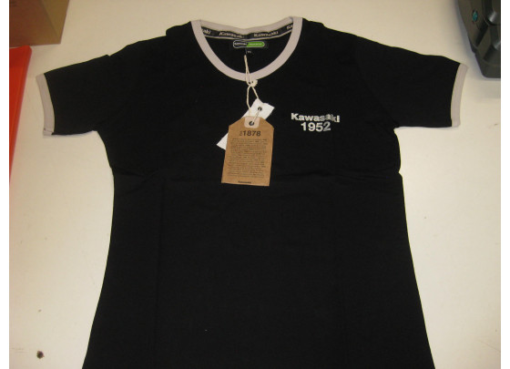 Restposten: Kawasaki 1952 T-Shirt Damen, Größe M/L, schwarz