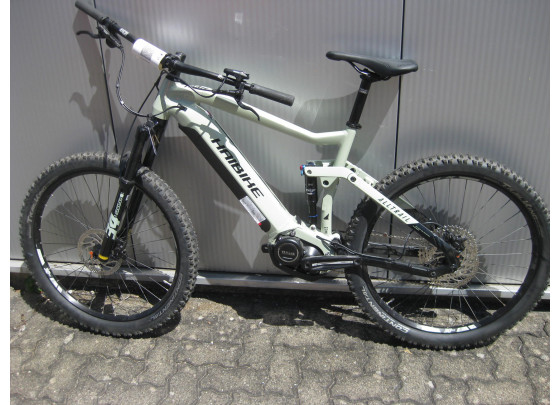 B-Ware: Haibike AllTrail 4 Fullsuspension MTB E-Bike, R=48cm, 27,5", 630Wh, pastellgrün