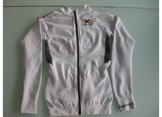Gebrauchtware: X-Bionic The Trick Full Zip Fahrradtrikot Damen, Größe XS, weiß / schwarz