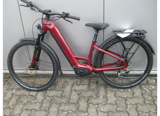 Haibike Trekking 5 Low, Trekking E-Bike, 27,5", R=38cm, 720Wh Yamaha PW-S2, feuerrot / schwarz