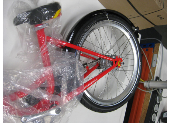 B-Ware: Roland add+bike Trailer mit 3-Gang Nabenschaltung, rot B-Ware: Roland add+bike Trailer mit 3-Gang Nabenschaltung, rot