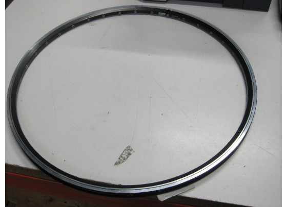 B-Ware: 28 Zoll 19-622 Contec Classic Z19 Alufelge, schwarz/silber, geöst, 36Loch