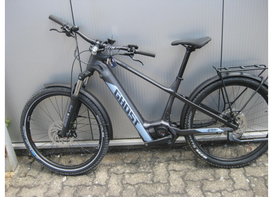 B-Ware: Ghost E-Teru B EQ Mid Trekking E-Bike, 27,5", R=43cm, 750Wh Bosch CX, dark grey / light blue
