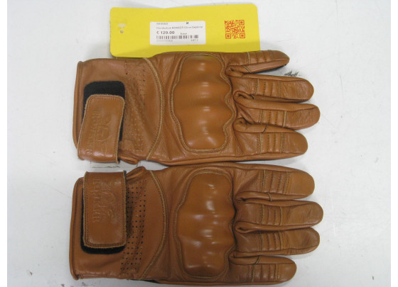 Restposten: Rokker Explorer Motorradhandschuhe Damen, Größe M, braun