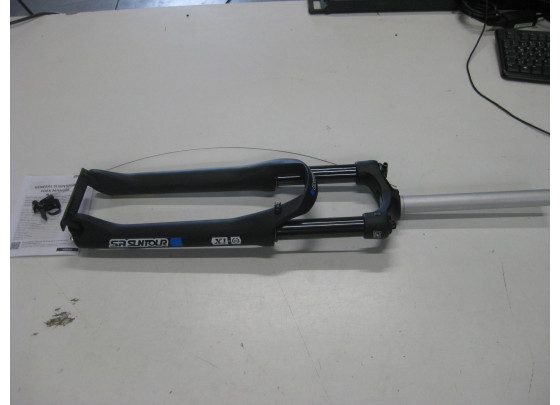 B-Ware: SR Suntour SF22 X1 Coil RLR Federgabel (27.5" | mattschwarz | 1 1/8" | SL 255mm 120mm) 