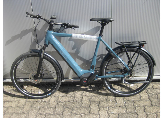B-Ware: Green’s Carlton R750 High Trekking E-Bike, 27,5", R=59cm, 750Wh Bosch, Rücktritt, grey blue