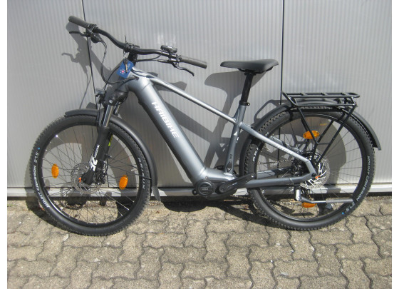 B-Ware: Haibike Trekking 4 High Trekking E-Bike, 27,5", R=45cm, 720Wh Yamaha PW-S2, dunkelsilber / perle