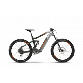 B-Ware: Haibike XDURO Nduro 8.0 (i630Wh) Fullsuspension E-Bike, R: 46cm, silber/olive/orange