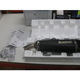 Restposten: Akrapovic Slip-On Auspuff BMW F 800 R / GT (2017) Black Series / Titanium