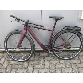 B-Ware: Winora E-Flitzer High, City E-Bike, 27,5", R=46cm, 250Wh Mahle X35+, dunkelkirsche