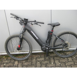 Gebrauchtware: Haibike Trekking 6 Low Trekking E-Bike, R=46cm, 27,5", 630Wh Yamaha PW-ST, mattschwarz / rot
