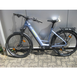 B-Ware: Haibike Trekking 7.5 Low Trekking E-Bike, 27,5", R=50cm, 720Wh Yamaha PW-X3, blau / gelb