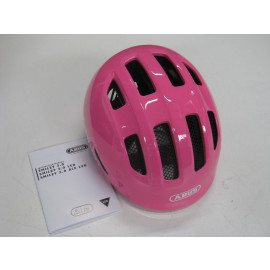 Restposten: Abus Smiley 3.0 Fahrradhelm Kinder, Größe M, 50-55cm, shiny pink