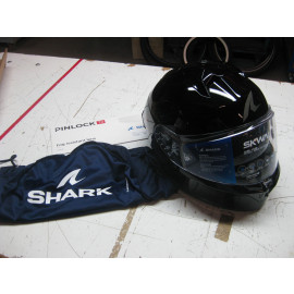 B-Ware: Shark Skwal Cup Blank Motorradhelm, Größe S, schwarz