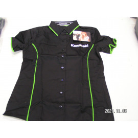 Restposten: Kawasaki Hemd/Shirt Sports, Damen, Größe XS, schwarz