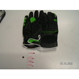 Restposten: Kawasaki Sommer Handschuhe, Größe S/8, schwarz/grün